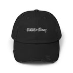 Stacks and Slay Distressed Cap — Effortless Cool