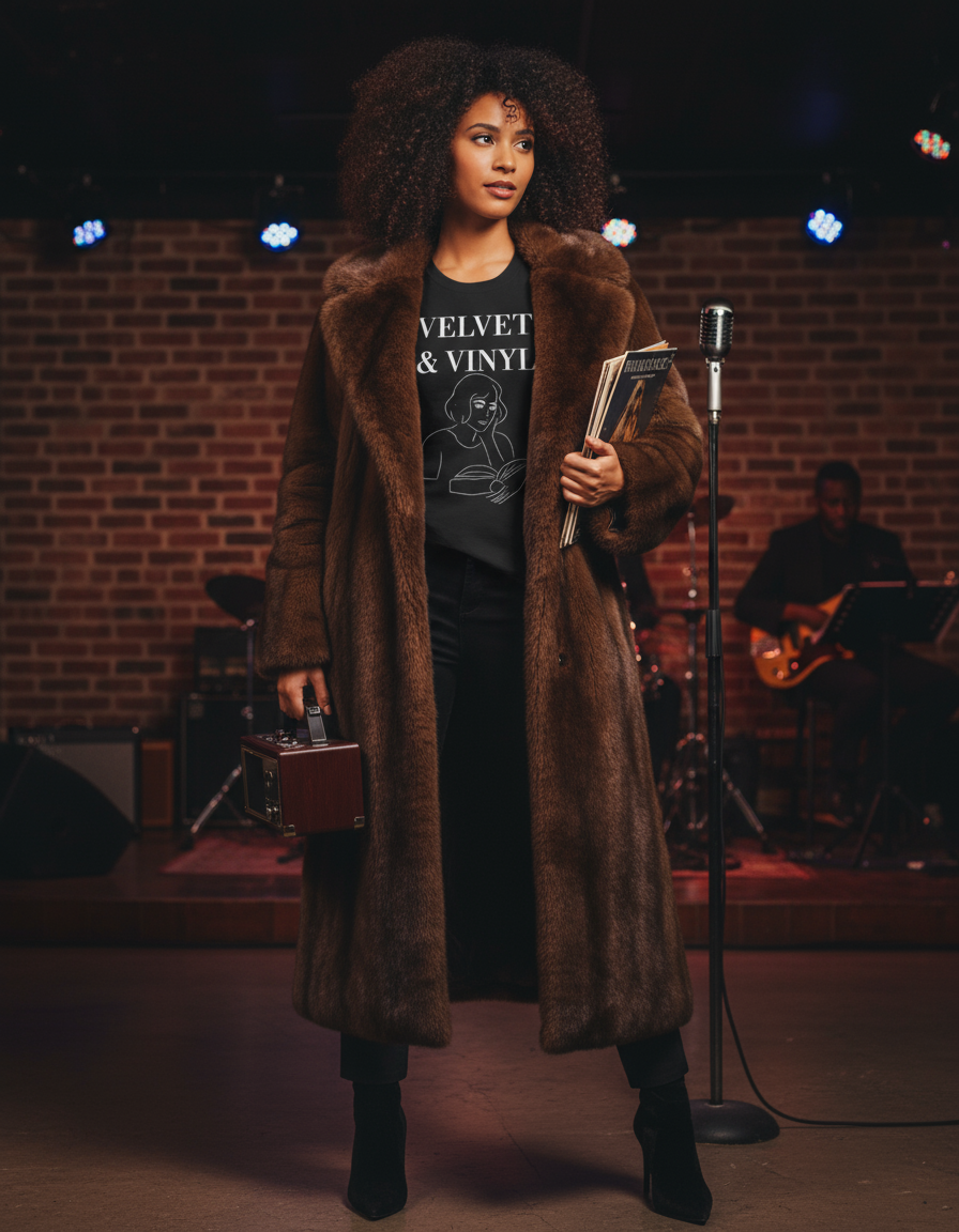 Velvet & Vinyl Cotton Tee