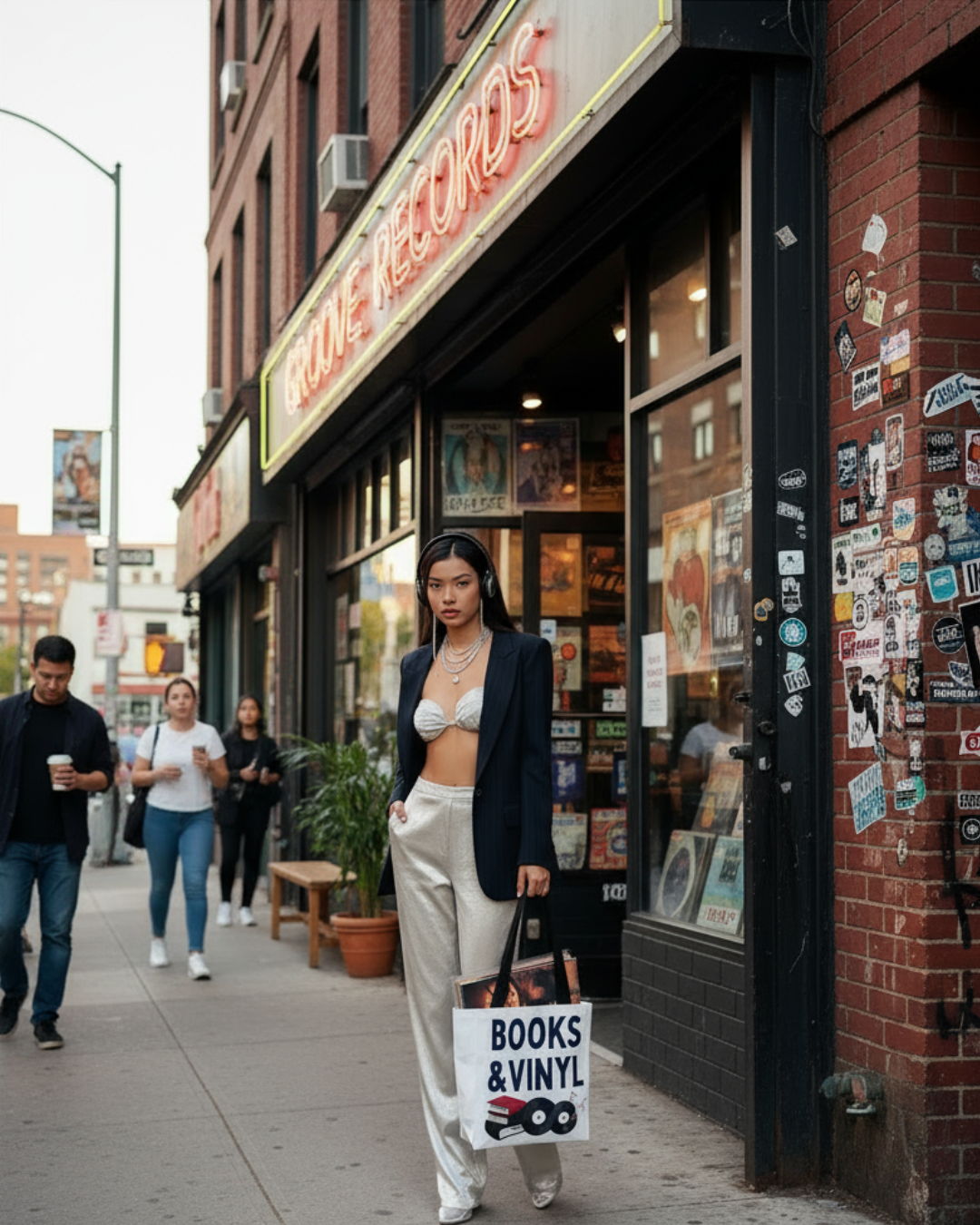 Books & Vinyl — Statement Tote